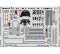 Accessoires Eduard FE1191 - 1:48 Bf 109G-10 ERLA Weekend 1/48 Pour Eduard - Neuf