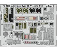 Accessoires Eduard FE1375 - 1:48 A6M3 Zero Type 32 Weekend 1/48 EDUARD - Neuf