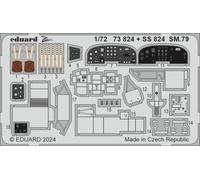 Accessoires Eduard SS824 - 1:72 SM.79 ITALERI - Neuf