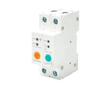 Accessoires électriques Avec Mesure WiFi Disjoncteur Intelligent 1P 2P 63A DIN Rail Pour Maison Intelligente Commutateur De Télécommande Sans Fil Par APP-1-32A(1,32A)