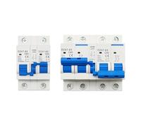Accessoires électriques Disjoncteur De Verrouillage À Transfert Manuel, DZ47-63 1P 2P MTS AC, Double Puissance, Interrupteur De Déconnexion D'isolation Sur Rail Din(1P 1P,6A)