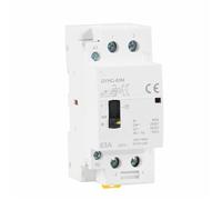 Accessoires électriques GYHC 2P 40A 63A 2NO Ou 2NC Contacteur Ca Modulaire Domestique Sur Rail DIN AC220V 230V Commande Manuelle 1 Pièces(2P 63A 2N0 220V)