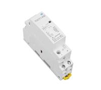 Accessoires électriques TOCT1 2P 25A DC 12V 24V Bobine 220V/230V 50/60HZ Rail Din Contacteur Modulaire Domestique Ca 2NO Ou 1NO 1NC 1 Pièce(DC 12V 2NO)