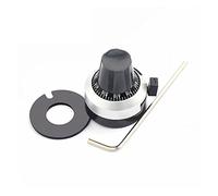 Accessoires électroniques 1 pièces 3590S 6.35 Mm bouton d'échelle de précision bouton de potentiomètre équipé d'un potentiomètre multi-tours Appareils électroniques