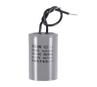 Accessoires électroniques 1 pièces 4uF CBB60 condensateur de démarrage électronique 450V AC 2 fils 50/60Hz cylindre 54x34mm for compresseur d'air pompe à eau electronic starter Appareils électroniques