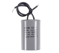 Accessoires électroniques 1 pièces CBB60 condensateur de démarrage électronique 3uF 450V AC 2 fils 50/60Hz cylindre 54x34mm for compresseur d'air pompe à eau electronic starter Appareils électroniques