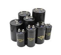 Accessoires électroniques 1 pièces Condensateurs électrolytiques 400V 450V 1000UF 1500UF 2200UF 3300UF 4700UF 5600UF 6800UF 10000UF Pieds à vis 105c Appareils électroniques (Size : 100v22000uf 50x105