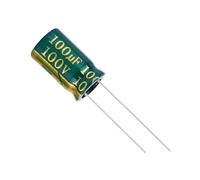 Accessoires électroniques 10-20 pièces 100V100UF 100V 100UF 10*17MM 10*20MM faible ESR/impédance condensateur électrolytique en aluminium haute fréquence Appareils électroniques ( Size : 10X17MM 20PCS