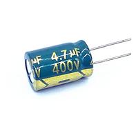 Accessoires électroniques 10 pcs/lot 400 v 4.7 UF haute fréquence basse impédance 400 V 4.7 UF condensateur électrolytique en aluminium taille 8 * 12 20% Appareils électroniques (Size : 40pcs)