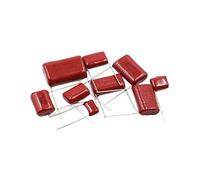 Accessoires électroniques 10 PIÈCES 63V 100V 250V 400V 450V 630V 2000V CBB Polypropylène Film Condensateur 101 103 104 105 125J 221 222 223 224 225 332 333 334 Appareils électroniques (Size : 630V105