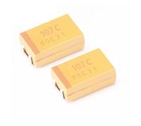 Accessoires électroniques 10 pièces 7343D 16V 100UF 107C condensateur au tantale CMS de type D Appareils électroniques