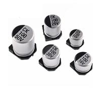 Accessoires électroniques 10 PIÈCES Condensateur Électrolytique En Aluminium SMD 6.3V 10V 16V 25V 35V 50V 1UF 2.2UF 4.7UF 10UF 22UF 47UF 100UF 220UF 330UF 470UF 1000UF Appareils électroniques (Size :