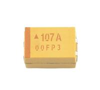 Accessoires électroniques 10 pièces D boîtier Type 7343 100 uF 10 V 107 107A SMD 10% précision condensateur au tantale Appareils électroniques