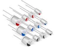 Accessoires électroniques 10 pièces Solide Condensateur Carte Mère 2.5 V 3 V 6.3 V 7.5 V 10 V 16 V 20 V 25 V 35 V 50 V 100 UF 270 UF 470 UF Appareils électroniques (Size : 25V1800UF 10x22)