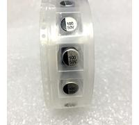 Accessoires électroniques 100 pcs/lot 100 uf 50 V condensateur électrolytique en aluminium à puce SMD, taille : 8 mm * 10 mm Appareils électroniques