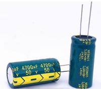 Accessoires électroniques 100 pièces-20 pièces 4700 uF 50 V 18 * 35mm condensateur électrolytique 50 v 4700 uf condensateurs électrolytiques 105 centigrades Appareils électroniques (Size : 100pcs)
