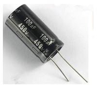 Accessoires électroniques 100 pièces 450V100uF 100UF 450V condensateurs électrolytiques et ROHS 18 * 30mm Appareils électroniques