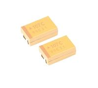 Accessoires électroniques 100 pièces 6 V 6.3 V 10 V 16 V 25 V 35 V 50 V 10 UF 22 UF 33 UF 47 UF 100 UF 220 UF 330 UF 470 UF D Type SMD Condensateur Au Tantale Appareils électroniques (Size : 6.3V 470