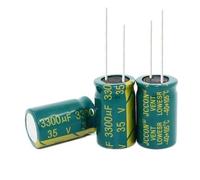 Accessoires électroniques 100PCS-20PCS 3300uF 35V Condensateur électrolytique radial 35V3300UF 16mm X25mm Appareils électroniques (Size : 100PCS)