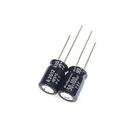 Accessoires électroniques 100UF 50V 8 * 11mm YXF 100UF50V 50V100UF 8x11mm condensateur électrolytique haute fréquence basse résistance Appareils électroniques (Size : 50PCS)