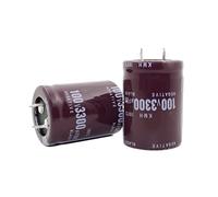 Accessoires électroniques 10PCS 100V3300UF Condensateurs Électrolytiques 3300uf 100V 30 * 40mm Appareils électroniques