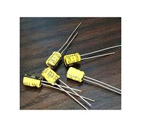 Accessoires électroniques 10pcs 47uF 10V Elna Jaune 5x7mm 10V47uF Condensateur Audio Appareils électroniques