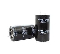Accessoires électroniques 12PCS-2PCS 80v4700uf Condensateur Électrolytique Radial 4700uf 80V 30x50mm Appareils électroniques (Size : 6PCS)