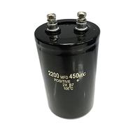Accessoires électroniques 1PCS 2200uF 450V 105C Condensateur électrolytique 450V2200UF 50 * 105mm Appareils électroniques