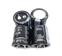 Accessoires électroniques 2 pièces/10 pièces 120 uF 450 V 25x25mm 450V120 uF Condensateur PSU à enclenchement longue durée Appareils électroniques (Size : 10Pcs)