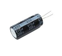Accessoires électroniques 2 pièces 200 v 470 UF 200 v 470 UF Condensateur Électrolytique En Aluminium Taille 18 * 30 20% Appareils électroniques
