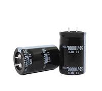 Accessoires électroniques 2 pièces 50 v 80 v 63 V 100 V 450 v 10000 uf Condensateurs Électrolytiques En Aluminium DIP Radial Tolérance 20% Appareils électroniques (Size : 63V10000UF 35X50MM)