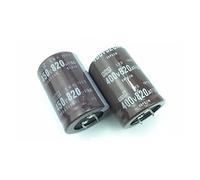 Accessoires électroniques 2 pièces 820 uF 450 V/820 uF 400 V 450V820 uF/ 400V820 uF 30x50 30x60 35x40 35x45 35x50 35x60 Condensateur PSU enfichable Appareils électroniques (Color : 450v820uf 35x40 2p