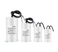 Accessoires électroniques 2 pièces CBB60 démarreur électronique condensateur de fonctionnement 450V série AC pompe à eau condensateurs de démarrage démarrage démarreur électronique Run 450VAC 3uF-80uF