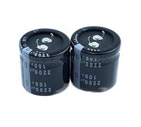Accessoires électroniques 2 pièces/lot 2200uF100V 100V2200uF 22x35/40/45/50 25x30/35/40/45/50 30x30 condensateur PSU encliquetable Appareils électroniques (Size : 100V2200uF 30x30)