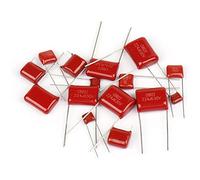 Accessoires électroniques 20 pièces 100 V CBB Polypropylène Film Condensateur 5mm 8mm 101 103 104 105 125J 221 222 223 224 225 332 333 334 Appareils électroniques (Size : 100V824J P5 820NF)