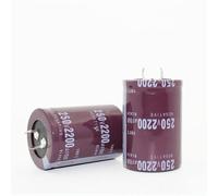 Accessoires électroniques 20 pièces-2 pièces 2200UF 250V 250V2200UF 2200uf250v condensateurs électrolytiques de capacité 35 * 50mm Appareils électroniques (Size : 6PCS)