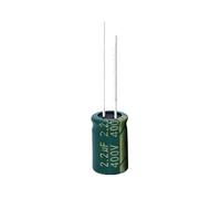 Accessoires électroniques 20 pièces 400V2.2UF 6 * 12mm 2.2UF 400V 6 * 12 condensateur électrolytique en aluminium Appareils électroniques