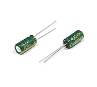 Accessoires électroniques 20 pièces 400V3.3UF 6x11mm Condensateur Électrolytique En Aluminium 3.3uf400v 400v 3.3uf 400v3.3mf 3.3mf400v 400v3.3MFD 400wv 400vdc 3.3mf Appareils électroniques