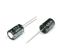 Accessoires électroniques 20 pièces 400V6.8UF 8x12 condensateur électrolytique en aluminium 10x13mm 400v 6.8uf haute fréquence basse ESR 400v6.8mf 6.8mf400v 6.8MFD 400vdc Appareils électroniques (Siz