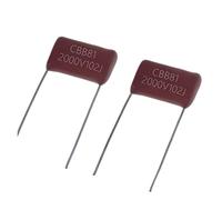 Accessoires électroniques 20 pièces Condensateur à Film Polypropylène Métallisé CBB81 2000V 102J/152J/182J/222J /272J 2KV 102 152 182 222 272 Pas 15mm Appareils électroniques (Size : 2KV222)