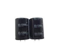 Accessoires électroniques 20PCS-2PCS 63v12000uf Condensateur Électrolytique Radial 12000uf 63V 35x50mm Appareils électroniques (Size : 10PCS)