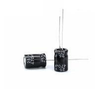 Accessoires électroniques 20PCS HIGT Qualité 25V470UF 8 * 12mm 470UF 25V 8 * 12 Condensateur Électrolytique hjxrhgal Appareils électroniques