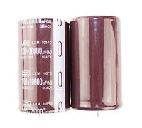 Accessoires électroniques 25V 35V 50V 63V 100V 200V 220V 250V 400V 450V Condensateur électrolytique en aluminium 100UF 220UF 1000UF 6800UF 10000UF 15000UF 47000UF Appareils électroniques (Size : 63V5