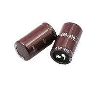 Accessoires électroniques 2pcs-10pcs 450V470UF Condensateur électrolytique en aluminium 470UF 450V 30 * 50MM Appareils électroniques (Size : One Size)