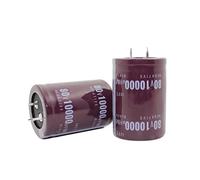 Accessoires électroniques 2PCS-12PCS 80V10000uf Condensateur Électrolytique Radial 10000UF 80V 35x50mm Appareils électroniques (Size : 8 PCS)