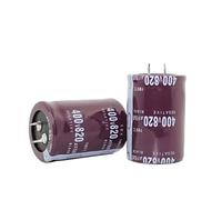 Accessoires électroniques 2PCS-20PCS 400V820UF Condensateur électrolytique 820UF 400V 35 * 50MM Appareils électroniques (Size : 10PCS)