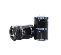 Accessoires électroniques 2PCS-24PCS 10000uF 63V 63V10000UF Condensateur Électrolytique 10000UF 63V 30x50MM Appareils électroniques (Size : 12PCS)