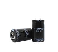 Accessoires électroniques 30pcs-5pcs 220UF 400V Condensateur électrolytique 400V220UF 25 * 40MM Appareils électroniques (Size : 30pcs)