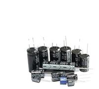 Accessoires électroniques 450V 2.2uf 3.3uf 4.7uf 6.8uf 10uf 15uf 22uf 33uf 47uf 68uf 82uf 100uf 220uf Condensateur électrolytique en aluminium 100v 200v 250v 400v Appareils électroniques (Size : 450v