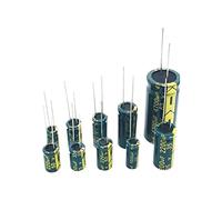 Accessoires électroniques 5 pièces 47 UF 100 UF 220 UF 330 UF 470 UF 680 UF 1000 UF 1500 UF 2200 UF 10 V 16 V 25 V 50 V-450 V Faible ESR Haute Fréquence Condensateur En Aluminium Appareils électroni
